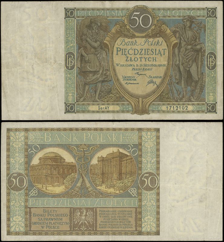 Polska, 50 złotych, 28.08.1925