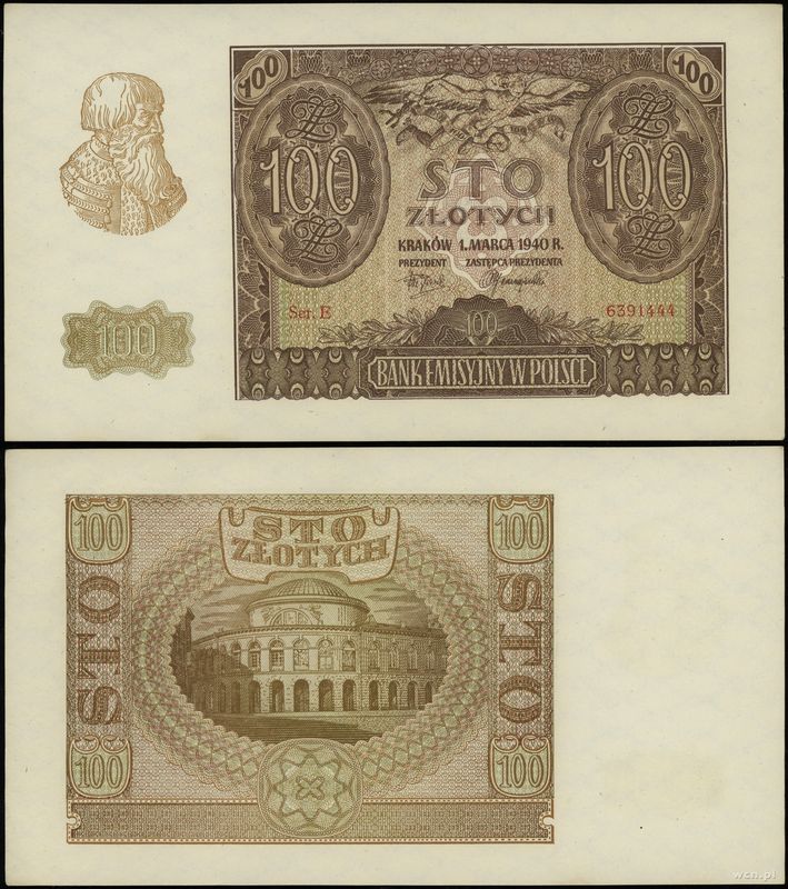 Polska, 100 złotych, 1.03.1940