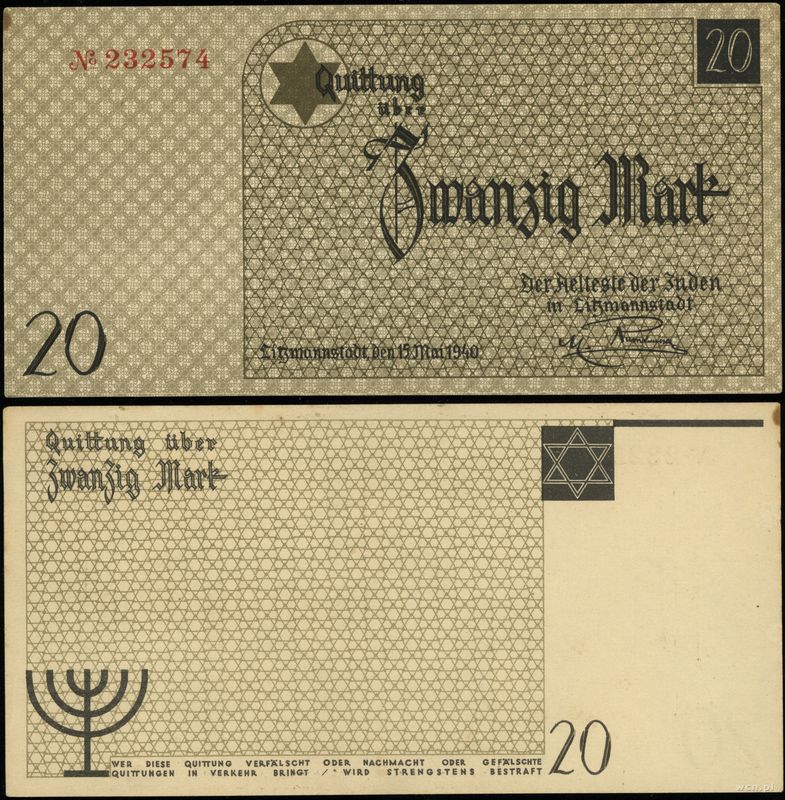 Polska, 20 marek, 15.05.1940