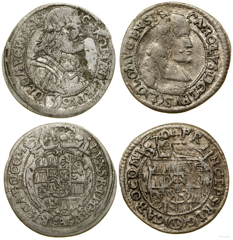 Austria, zestaw 2 x 3 krajcary