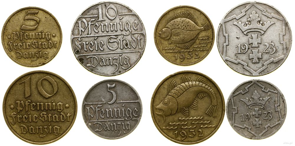 Polska, zestaw 4 monet