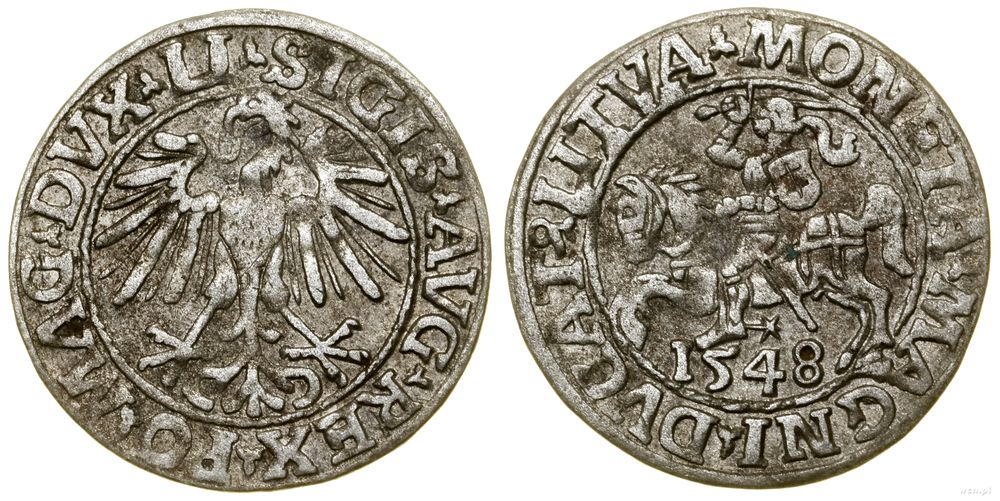 Polska, półgrosz, 1548