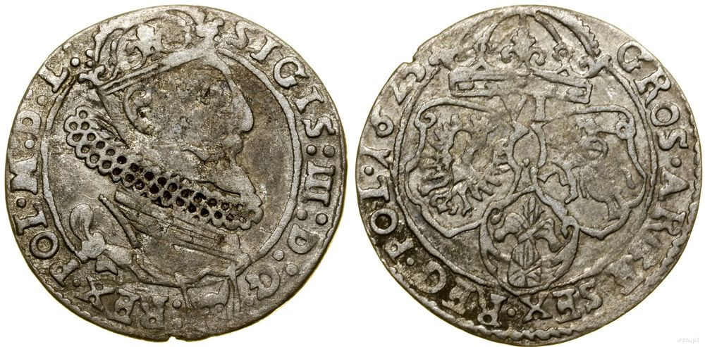 Polska, szóstak, 1625
