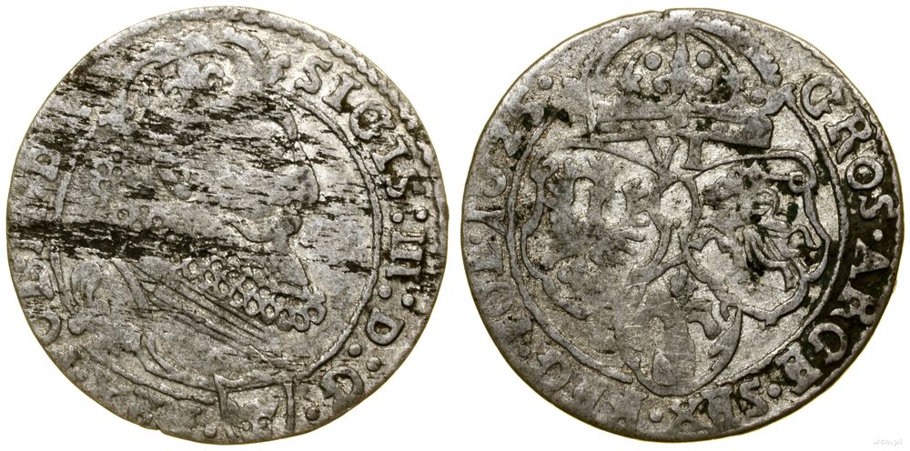 Polska, szóstak, 1625