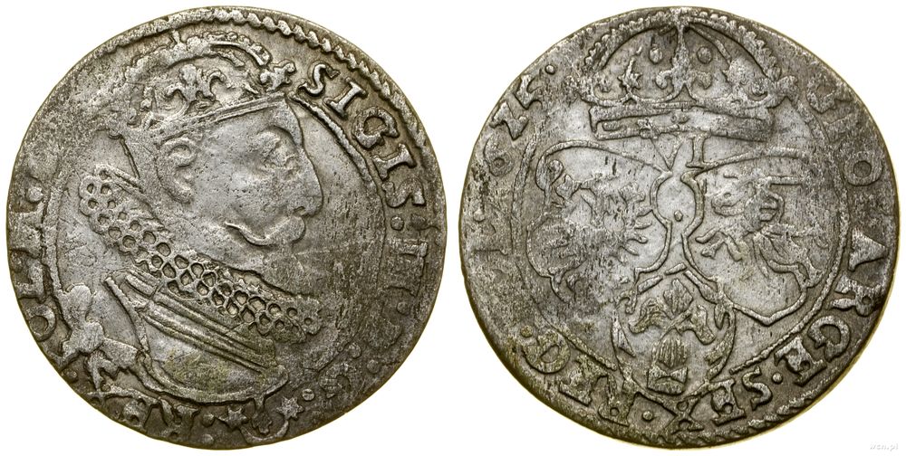 Polska, szóstak, 1625