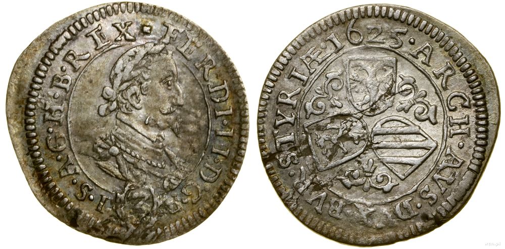Austria, 3 krajcary, 1625