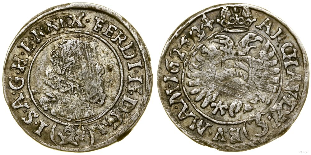 Austria, 3 krajcary, 1624