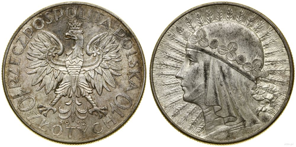 Polska, 10 złotych, 1932