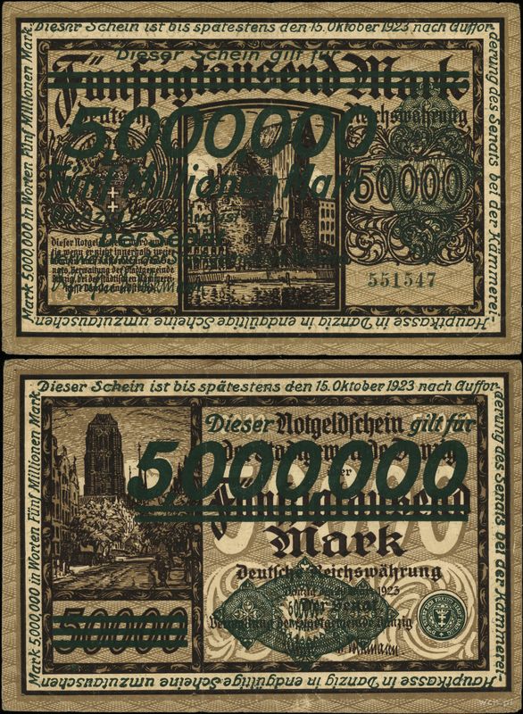 Polska, 5.000.000 marek, 8.08.1923