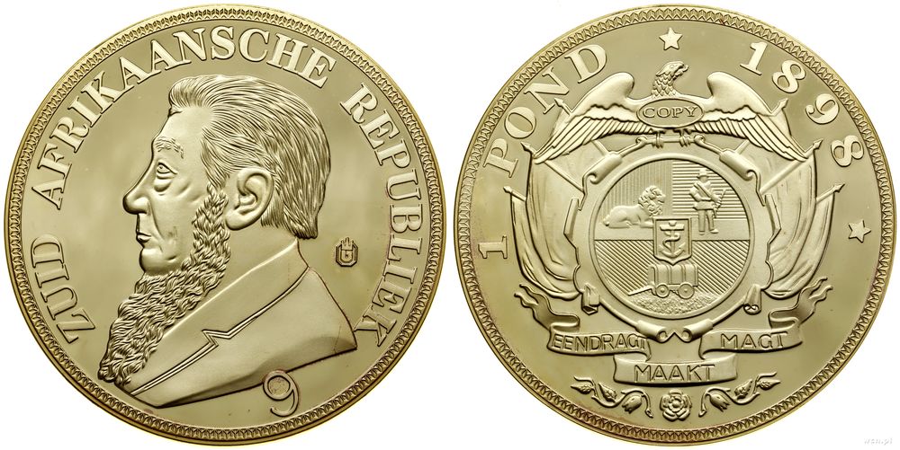 Republika Południowej Afryki, 1 funt 1989 - KOPIA