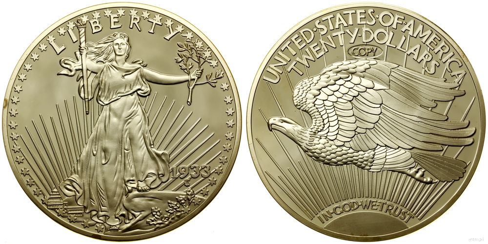 Stany Zjednoczone Ameryki (USA), 20 dolarów 1933 - KOPIA
