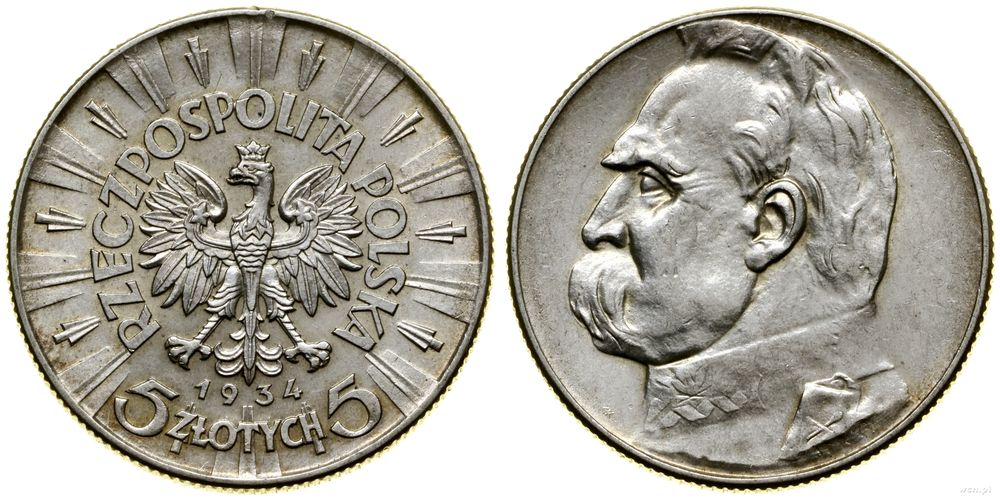 Polska, 5 złotych, 1934