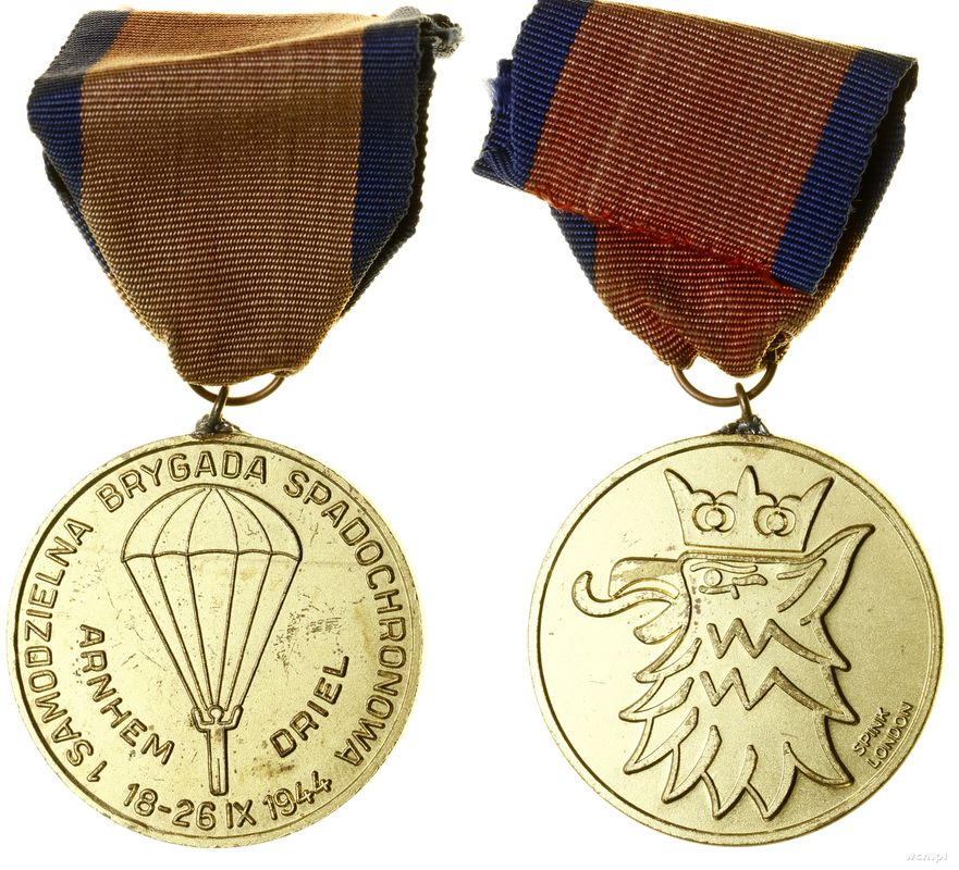 Polska, Złoty Medal Pamiątkowy 1. Samodzielnej Brygady Spadochronowej, od 1989