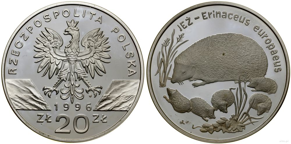 Polska, 20 złotych, 1996