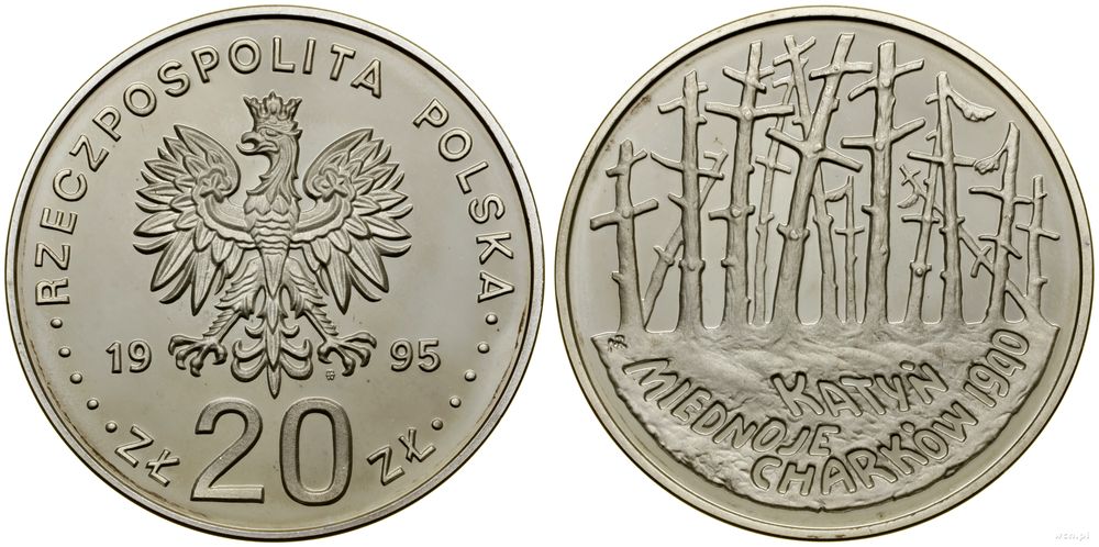Polska, 20 złotych, 1995