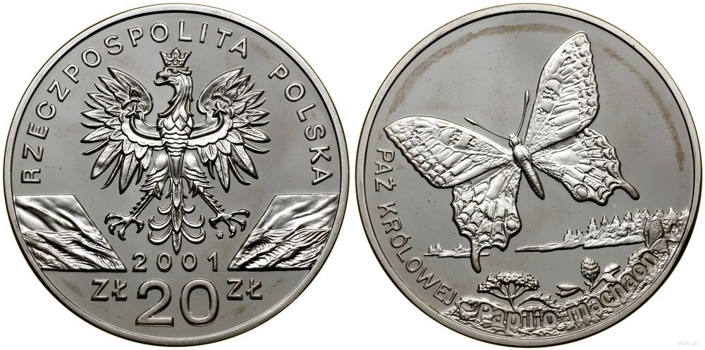 Polska, 20 złotych, 2001