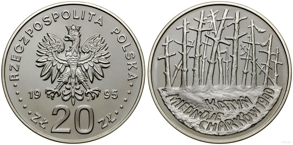 Polska, 20 złotych, 1995