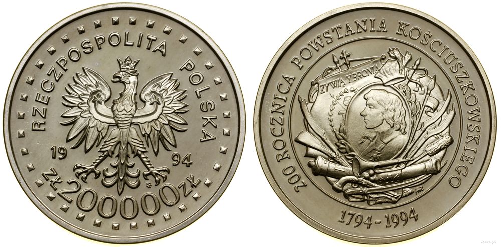 Polska, 200.000 złotych, 1994