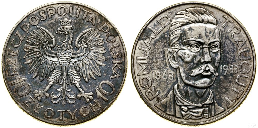 Polska, 10 złotych, 1933