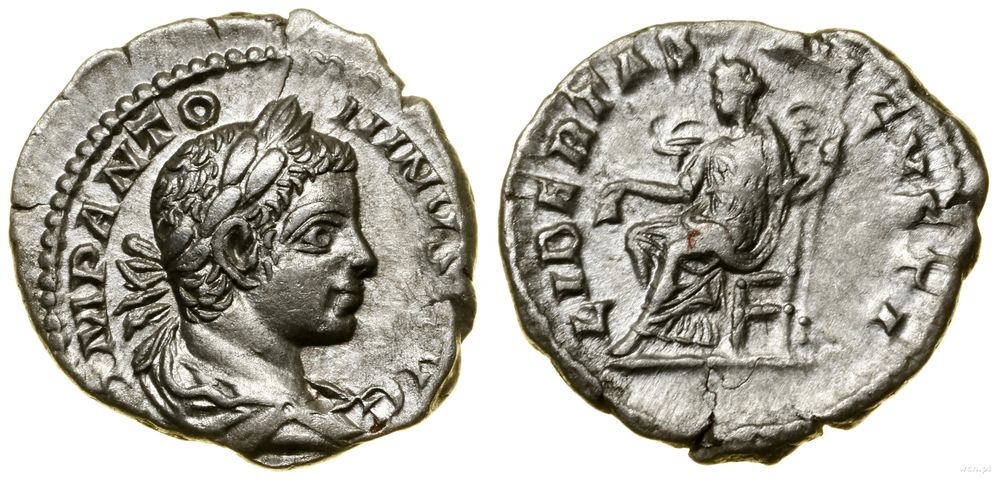 Cesarstwo Rzymskie, denar, (219–220)