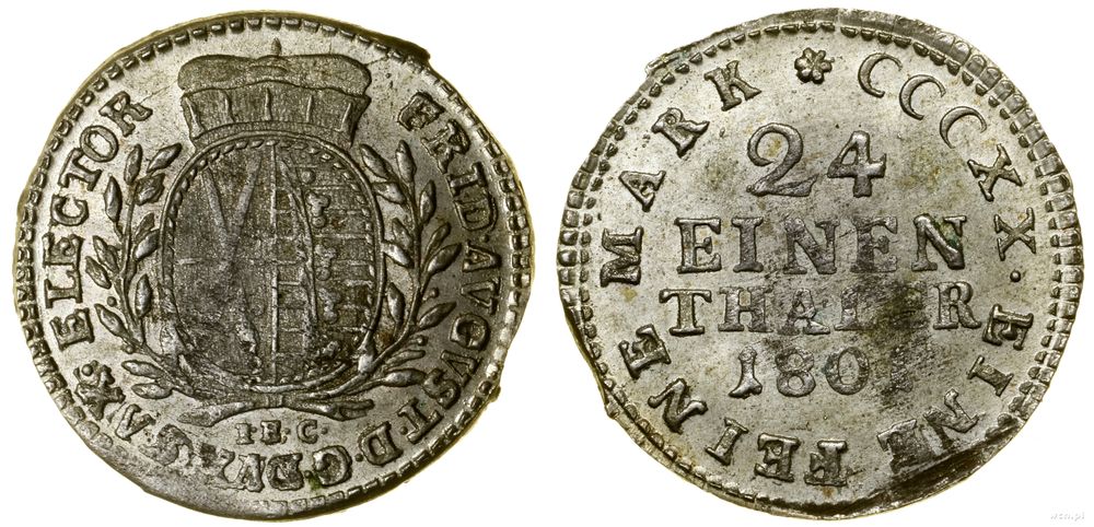 Niemcy, 1/24 talara (grosz), 1801 IEC