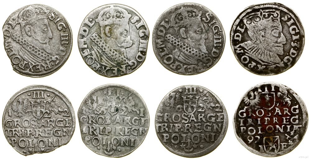 Polska, lot 4 x trojak