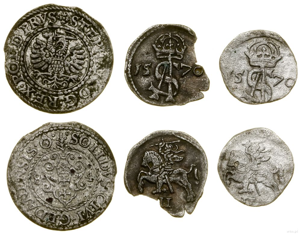 Polska, zestaw 3 monet