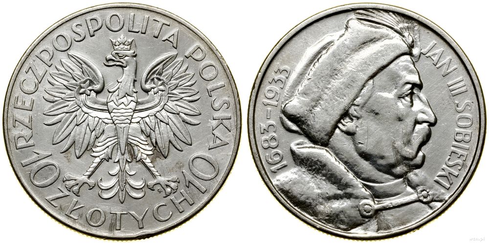 Polska, 10 złotych, 1933