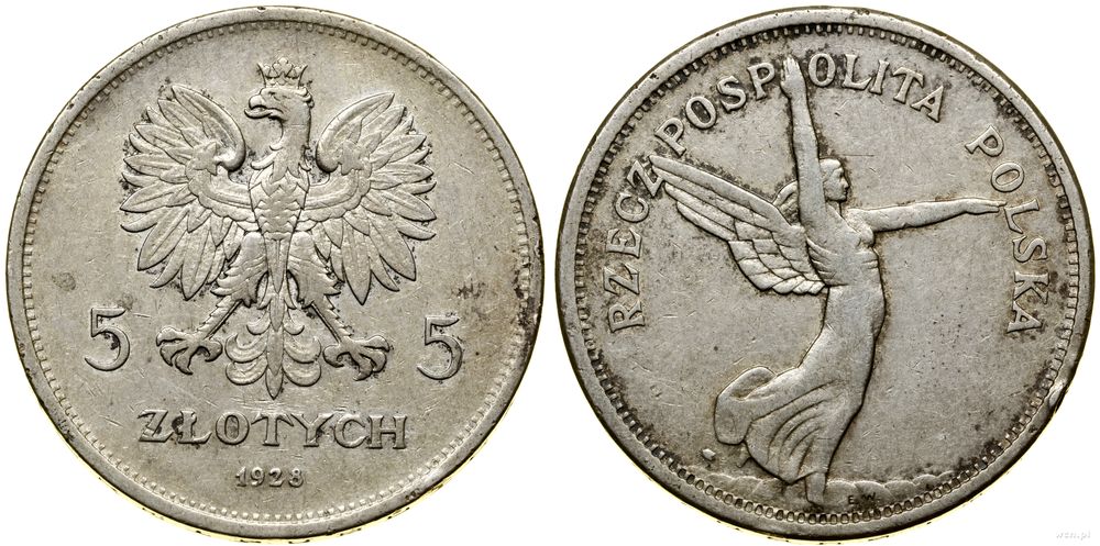 Polska, 5 złotych, 1928