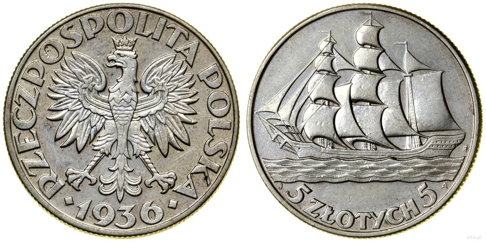 Polska, 5 złotych, 1936