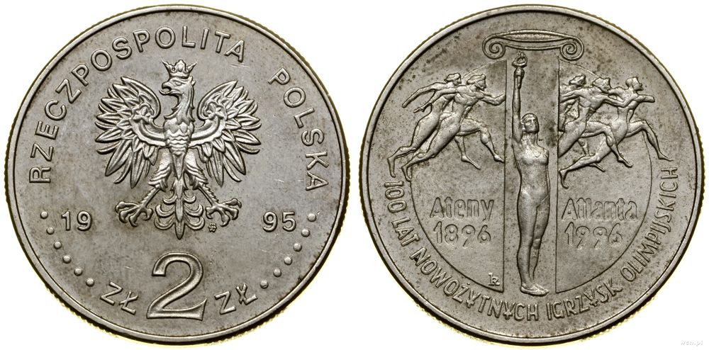 Polska, 2 złote, 1995