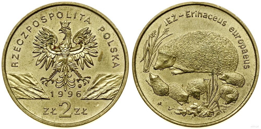 Polska, 2 złote, 1996