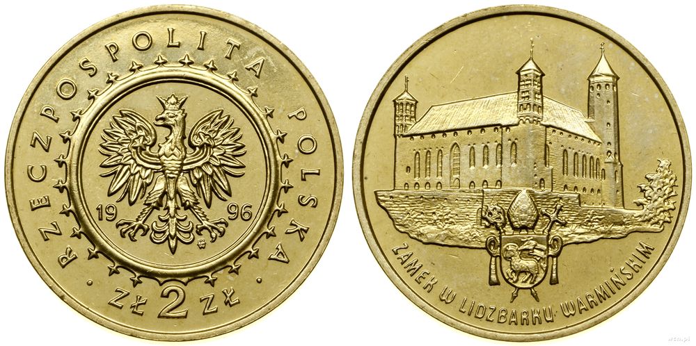 Polska, 2 złote, 1996