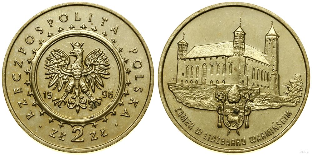 Polska, 2 złote, 1996