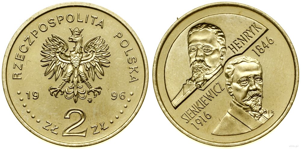 Polska, 2 złote, 1996