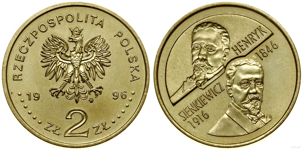 Polska, 2 złote, 1996