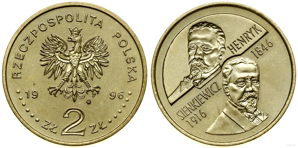 Polska, 2 złote, 1996
