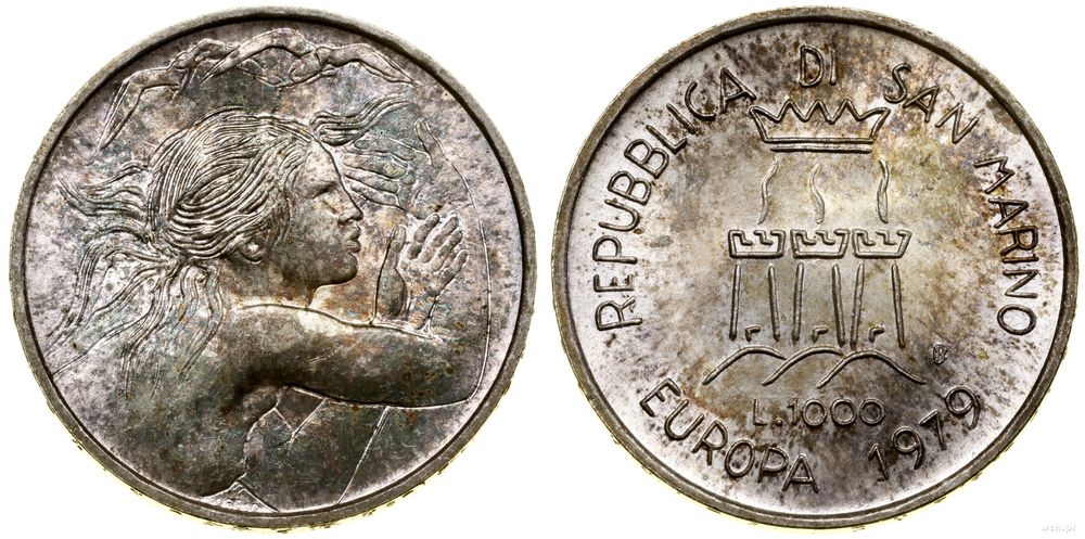 San Marino, 1.000 lirów, 1979