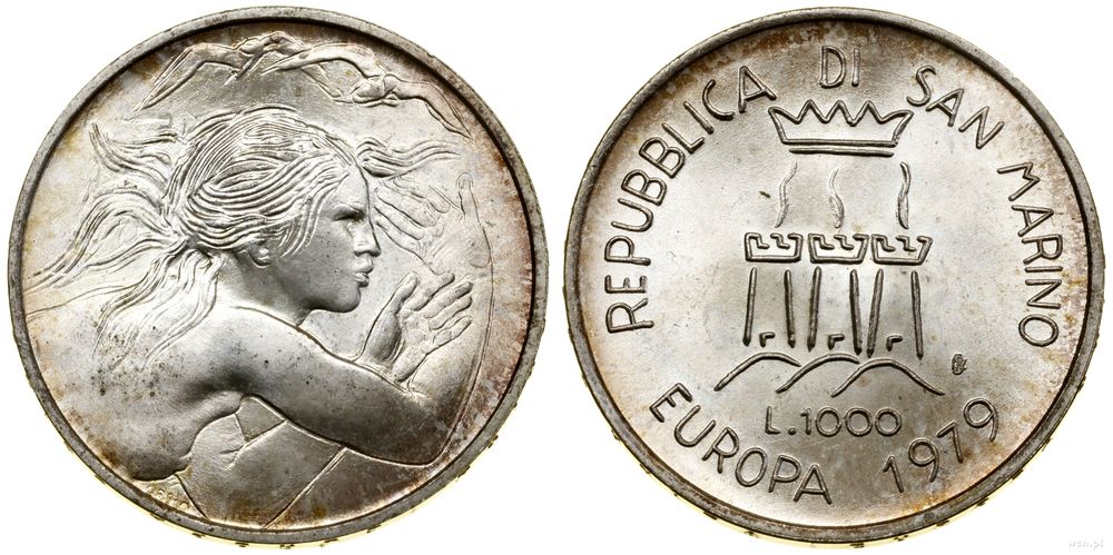 San Marino, 1.000 lirów, 1979