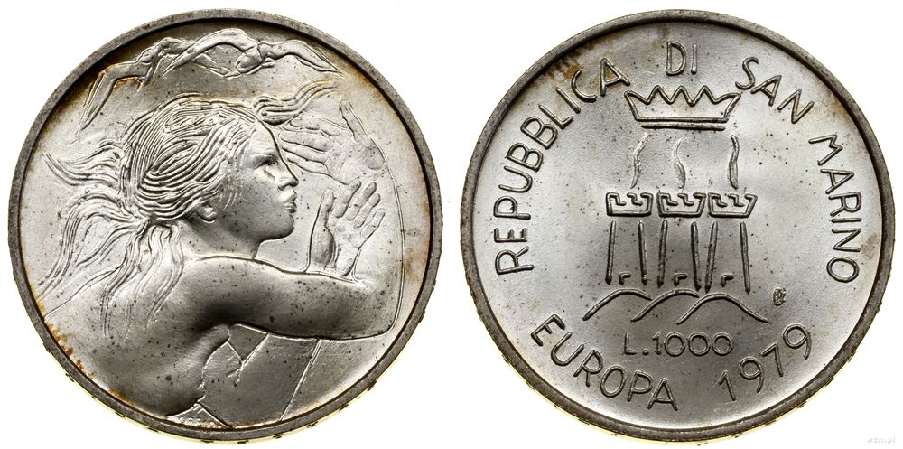 San Marino, 1.000 lirów, 1979