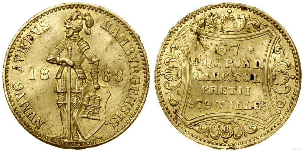 Niemcy, dukat, 1868