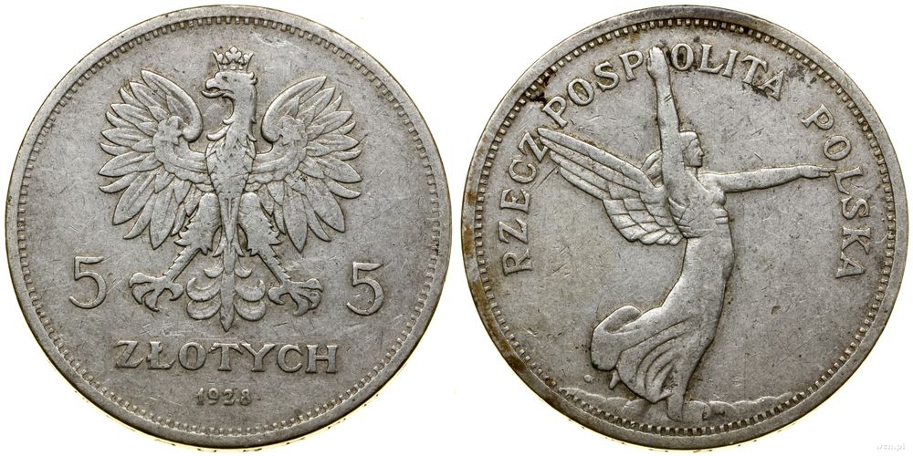 Polska, 5 złotych, 1928
