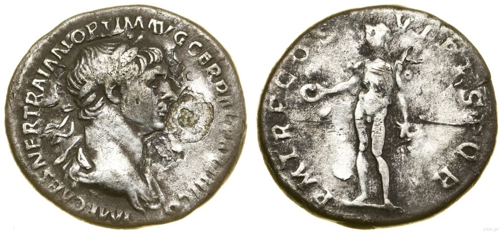 Cesarstwo Rzymskie, denar, (114–117)