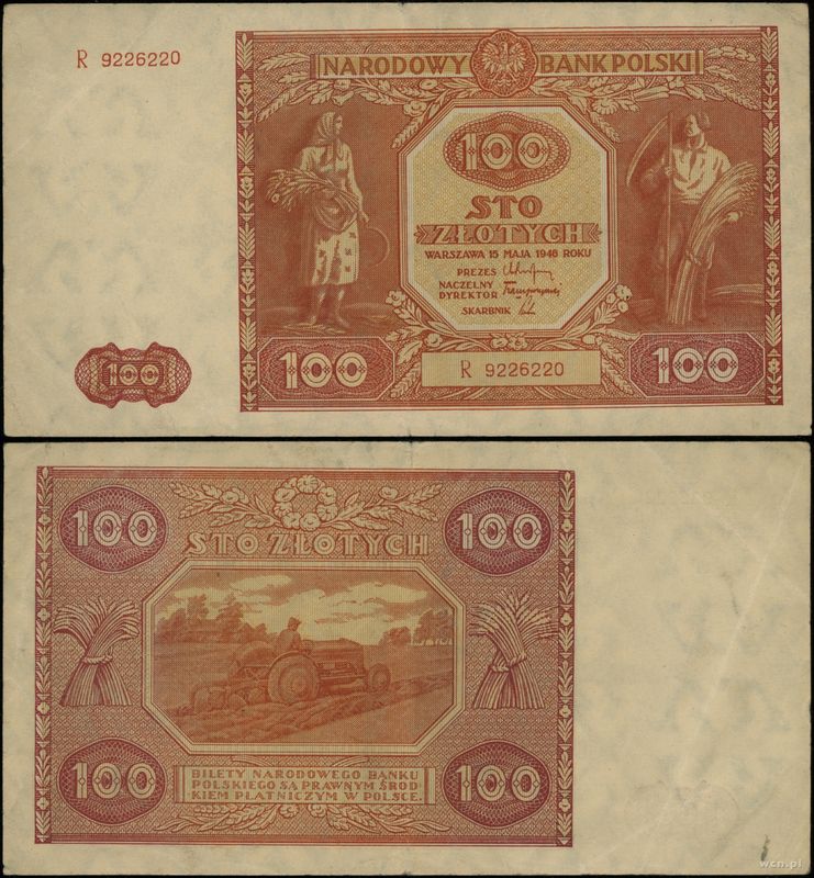 Polska, 100 złotych, 15.05.1946