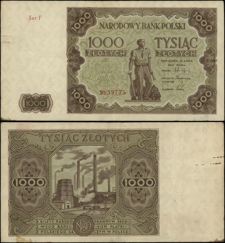 Polska, 1.000 złotych, 15.07.1947