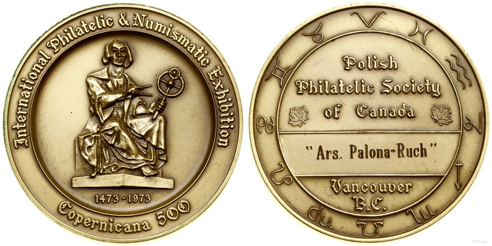 Polska, Międzynarodowa Wystawa Filatelistyczna i Numizmatyczna Copernicana 500, 1973