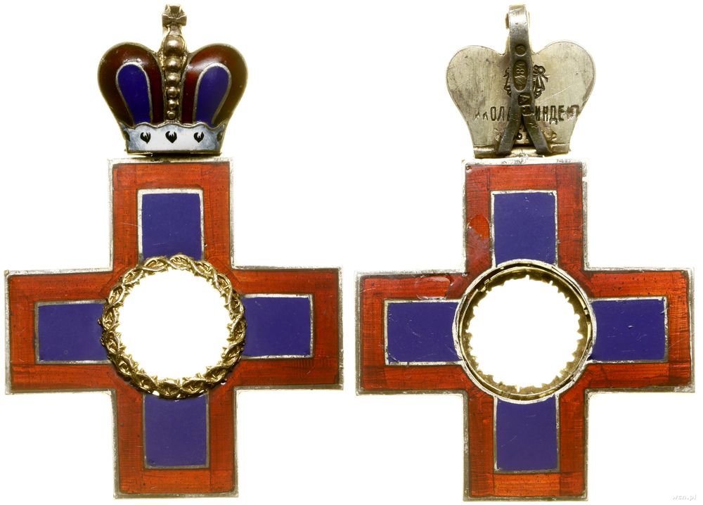 Rosja, krzyż rosyjskiego towarzystwa ortodoksyjnego Kamczatki, 1910–1917