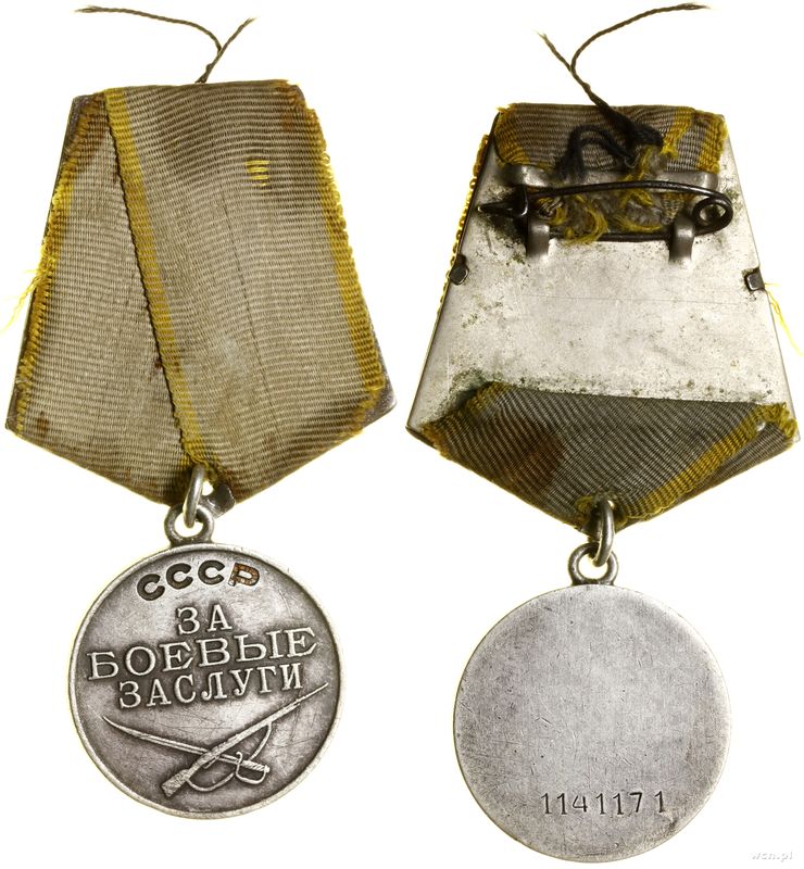 Rosja, Medal „Za zasługi bojowe”, po 1943