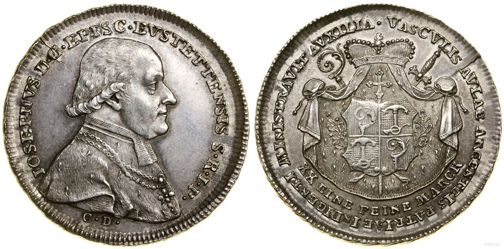 Niemcy, półtalar, 1796