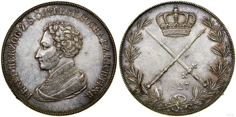 Niemcy, talar koronacyjny, 1827